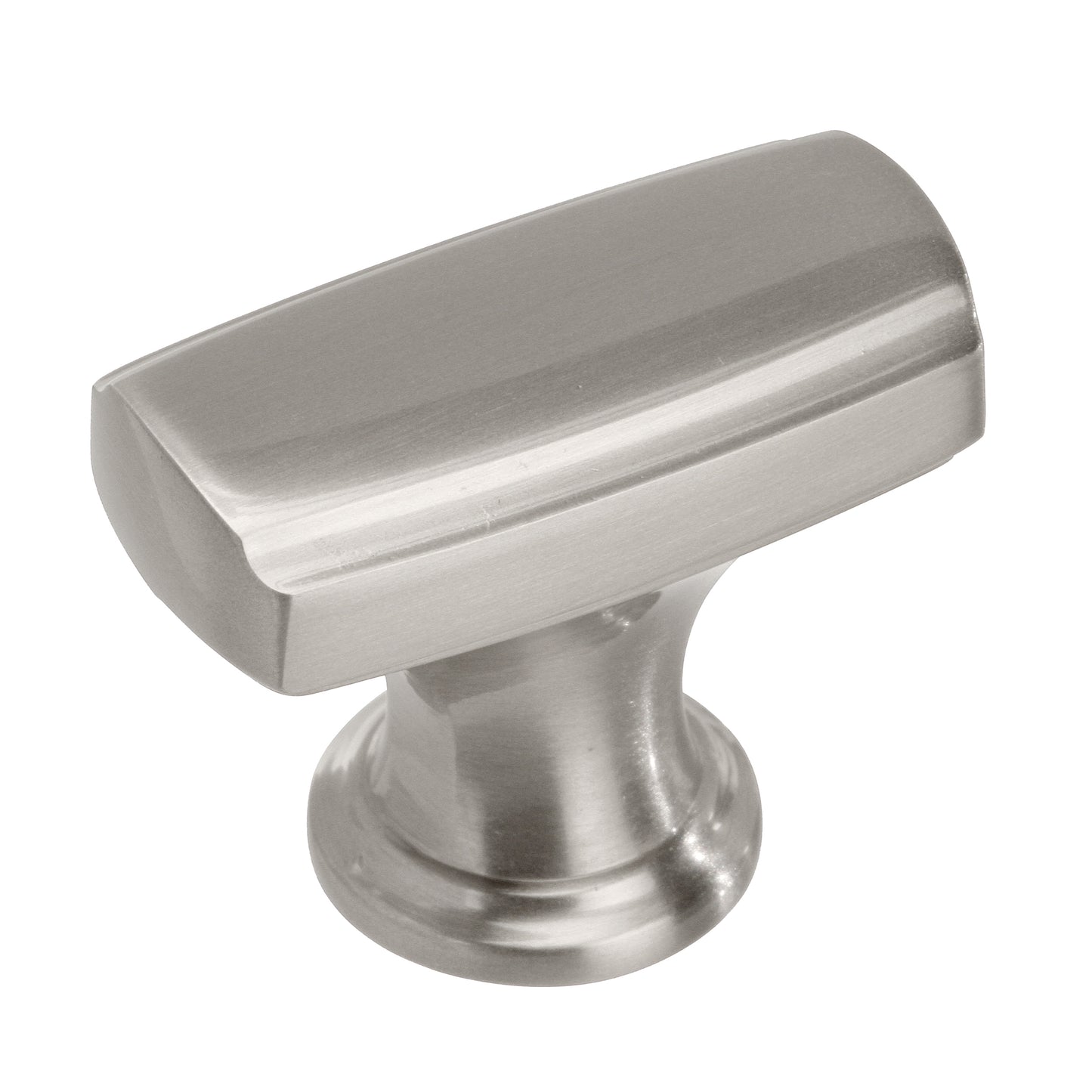 Amerock Highland Ridge Knob - 1-3/8 inch (35mm) Length - Satin Nickel