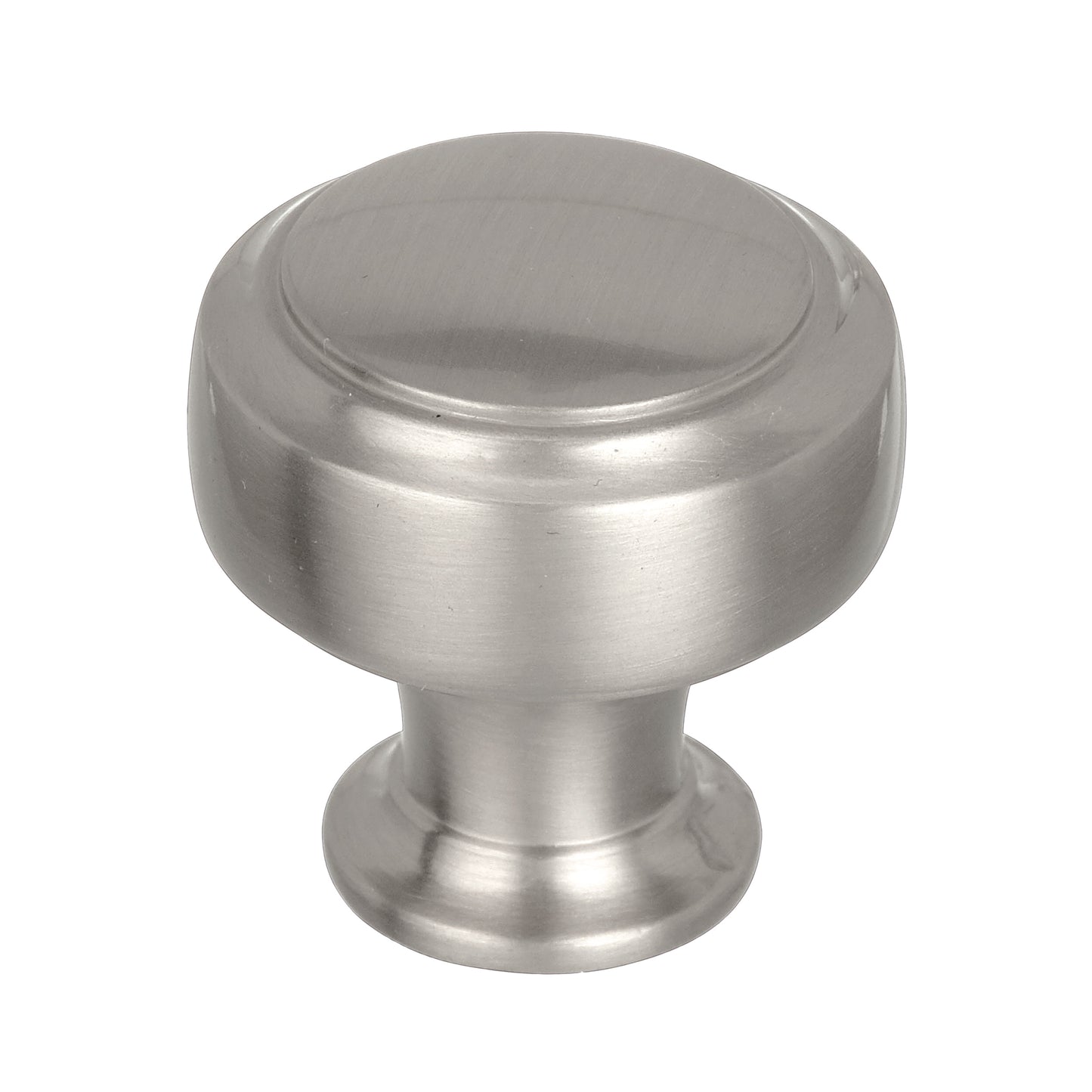 Amerock Highland Ridge Knob - 1-3/16 inch (30mm) Diameter - Satin Nickel