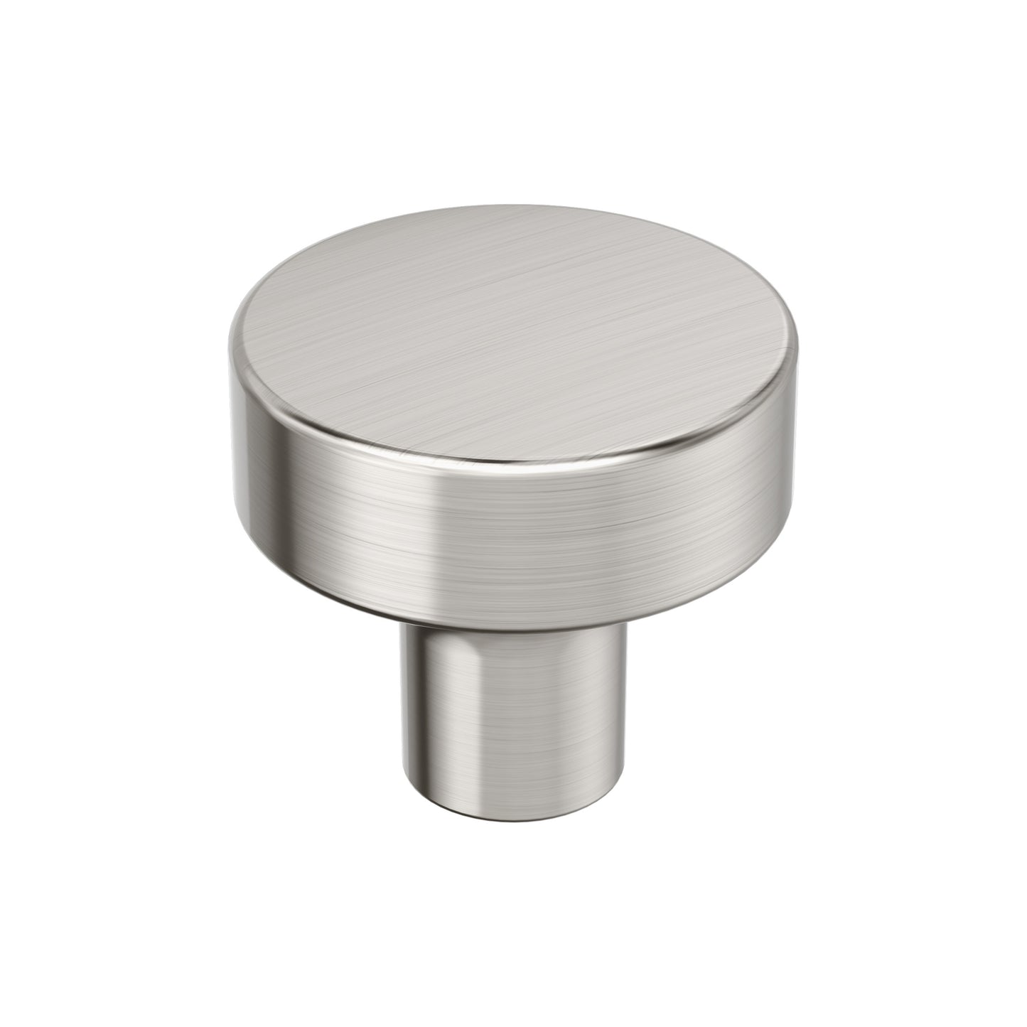 Amerock Merced Knob - 1-1/4 inch (32mm) Diameter - Satin Nickel