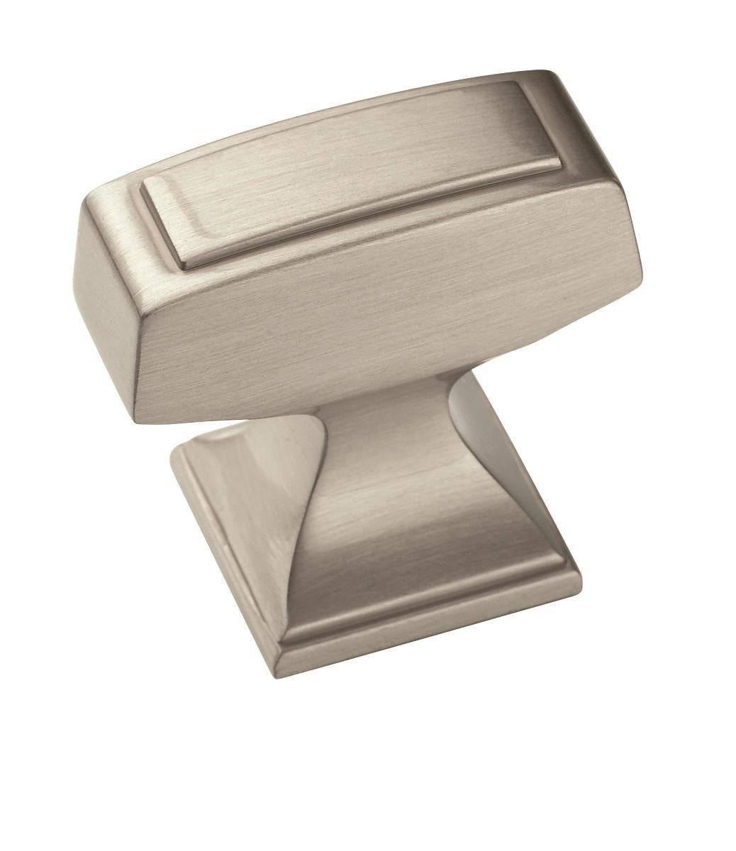 Amerock Mulholland Knob - 1-1/4 inch (32mm) Length - Satin Nickel