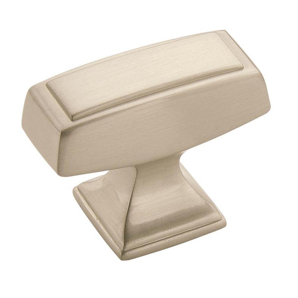 Amerock Mulholland Knob - 1-1/2 inch (38mm) Length - Satin Nickel