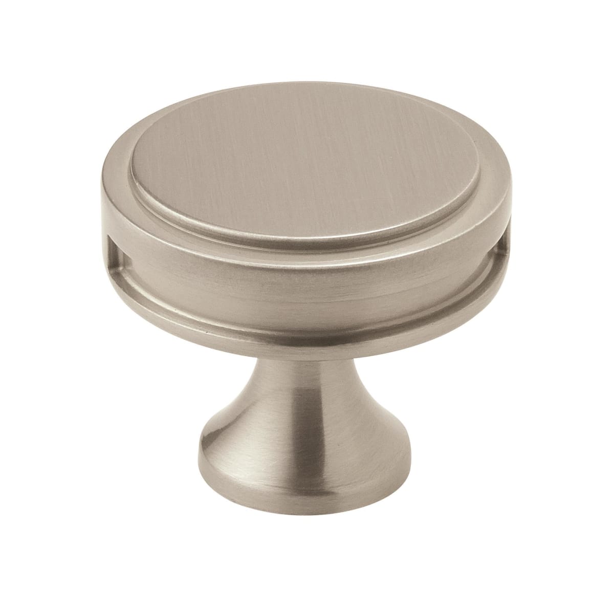 Amerock Oberon Cabinet Knob - Satin Nickel