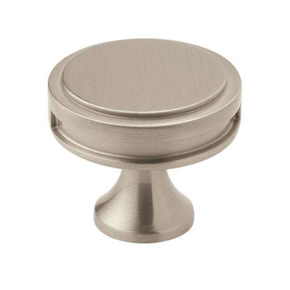 Amerock Oberon Cabinet Knob - Satin Nickel