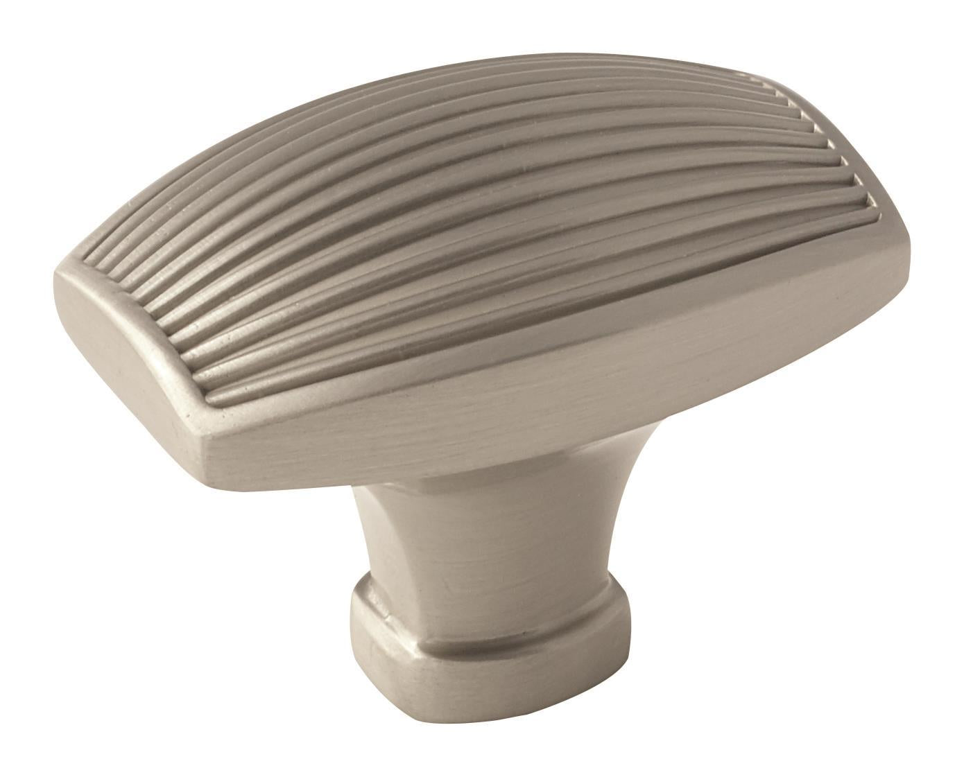 Amerock Sea Grass Knob - 1-1/2 inch (38mm) Length - Satin Nickel