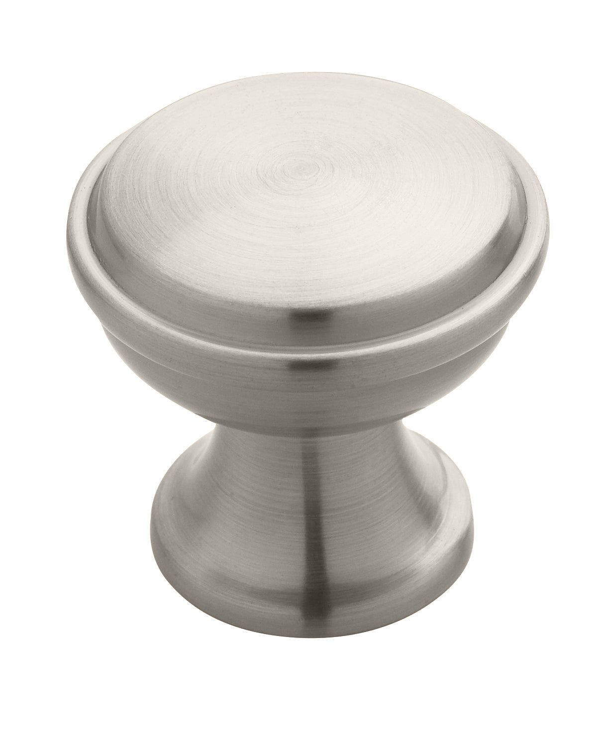 Amerock Westerly Knob - 1-3/16 inch (30mm) Diameter - Satin Nickel