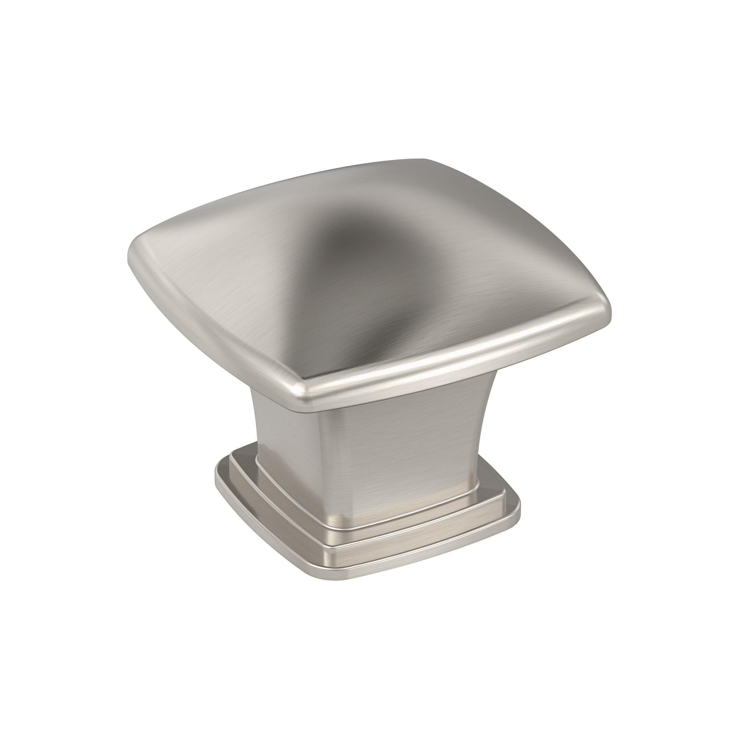 Amerock Garfield Knob - 1-3/16 inch (30mm) Length - Satin Nickel