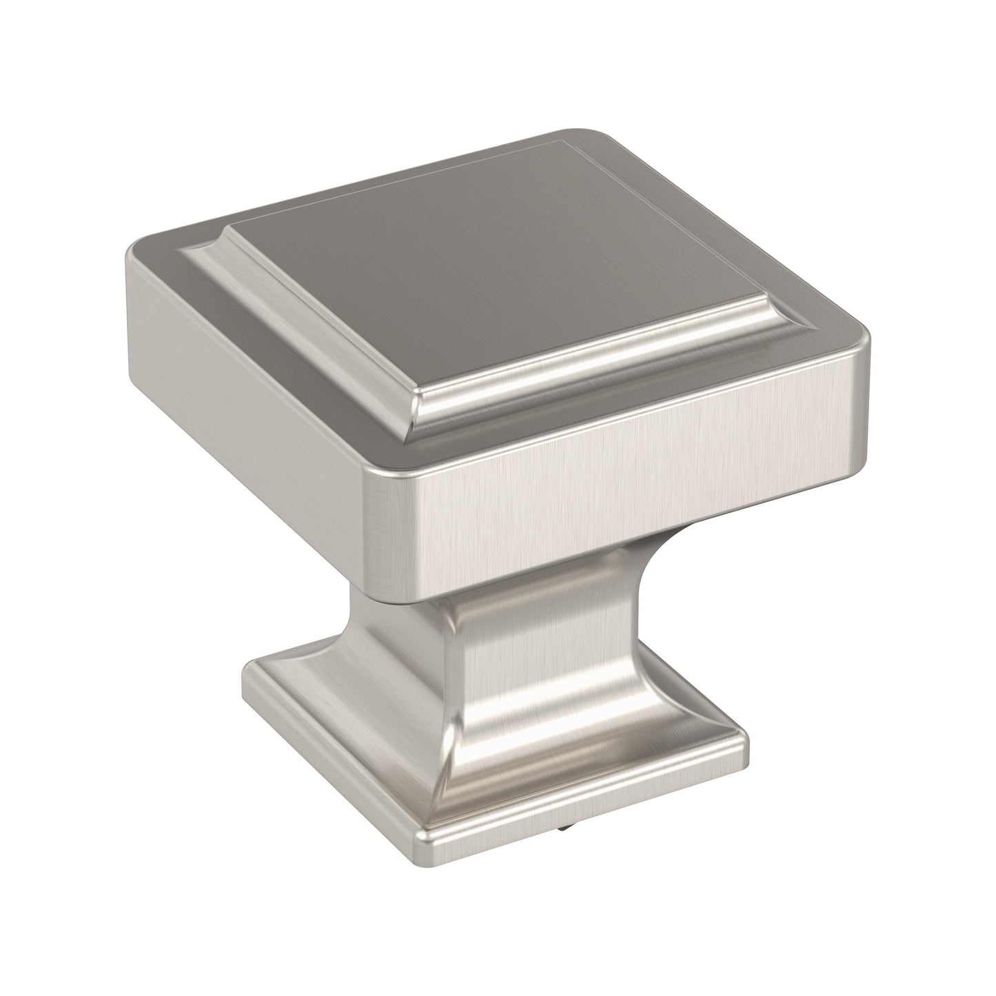 Amerock Eleva Knob - 1-3/16 inch (30mm) Length - Satin Nickel