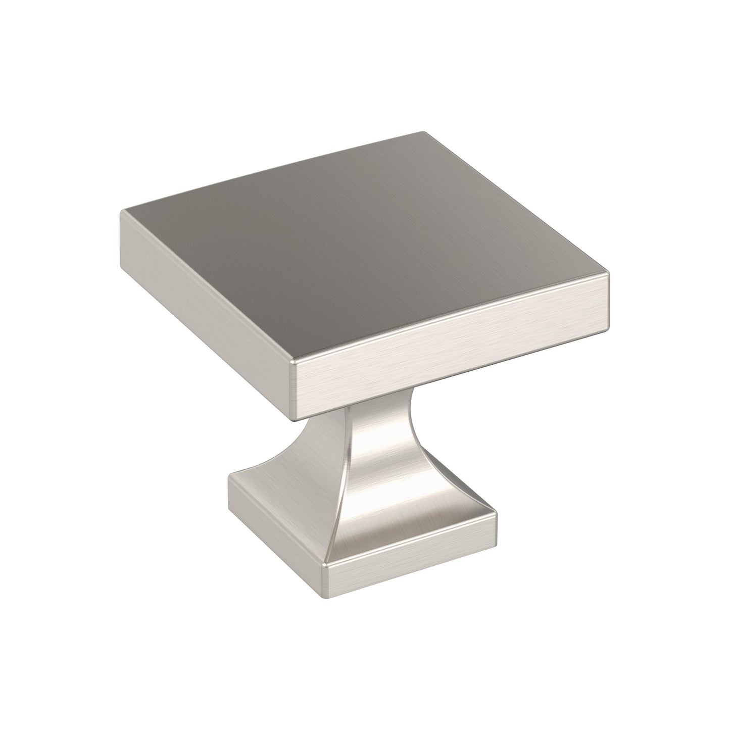 Amerock Pedestal Knob - 1-1/16 inch (27mm) Length - Satin Nickel