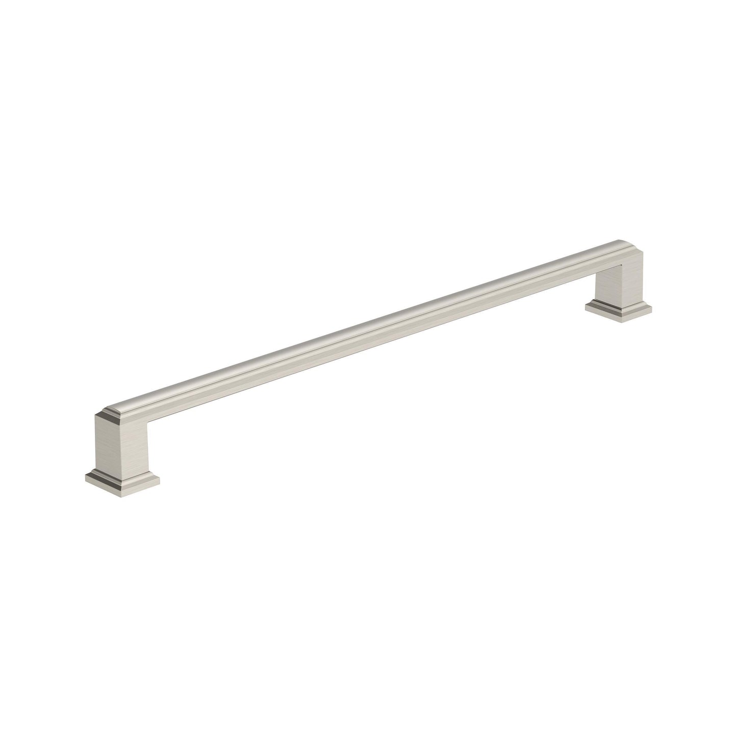 Amerock Appoint Pull - 10-1/16 inch (256mm) CTC - Satin Nickel