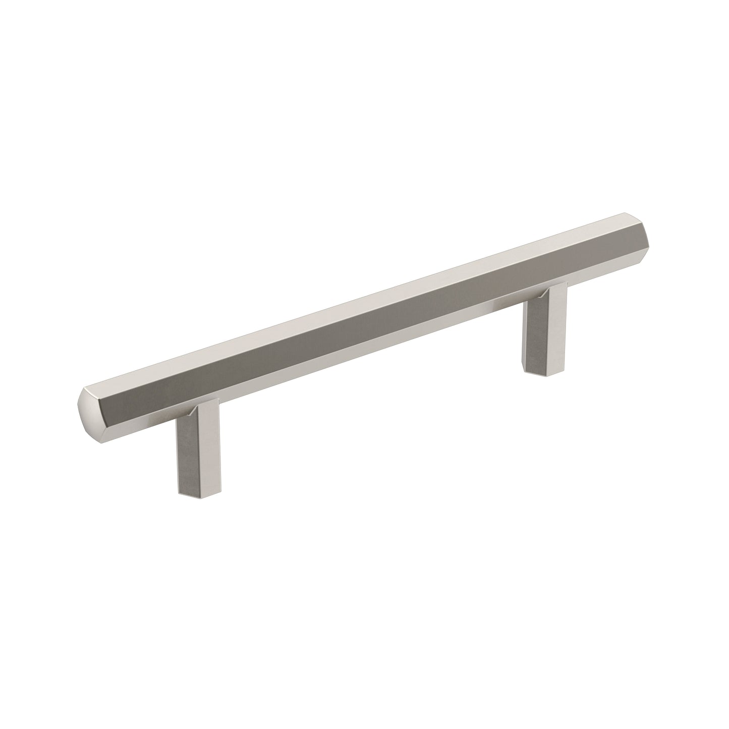 Amerock Caliber Pull - 3-3/4 inch (96mm) CTC - Satin Nickel