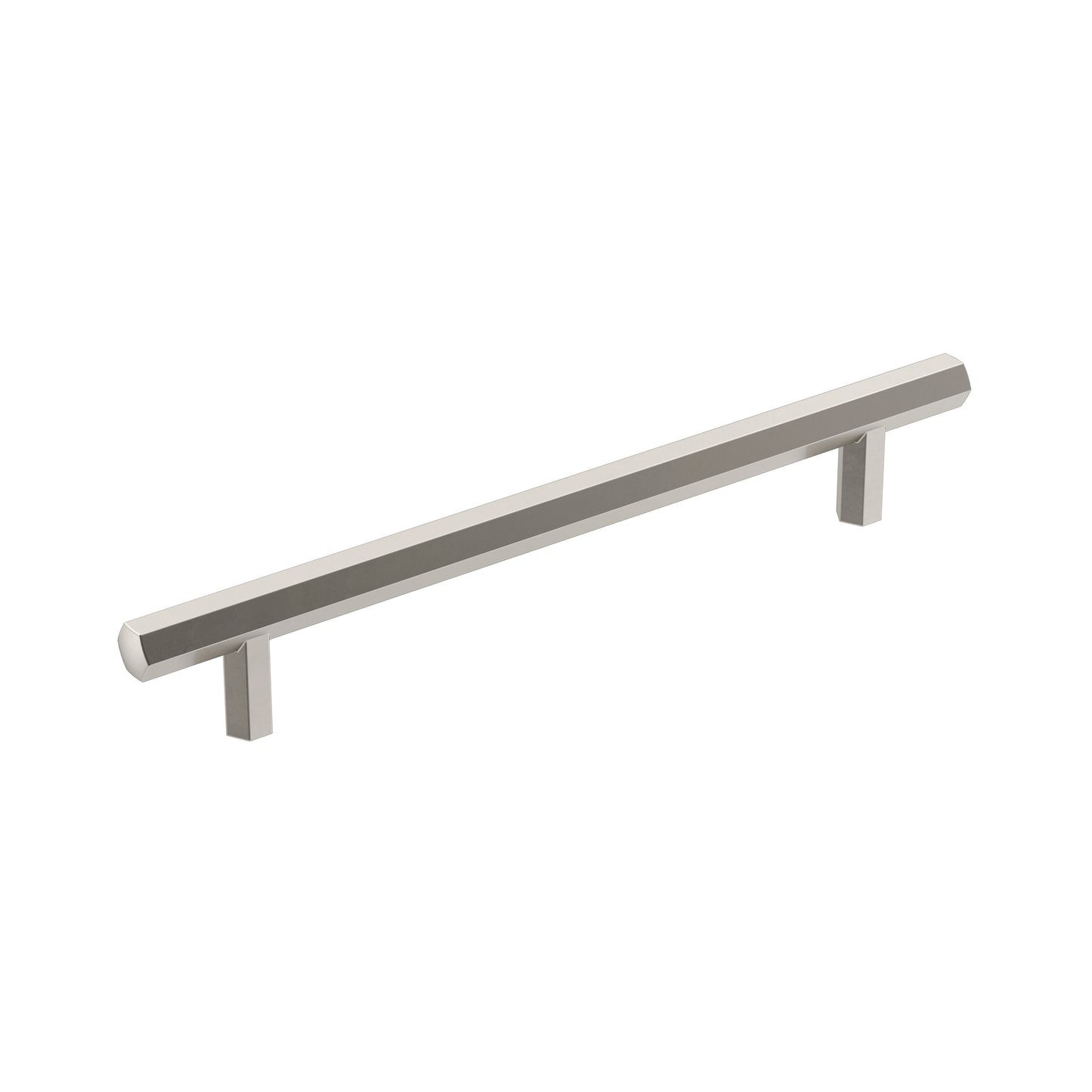 Amerock Caliber Pull - 6-5/16 inch (160mm) CTC - Satin Nickel