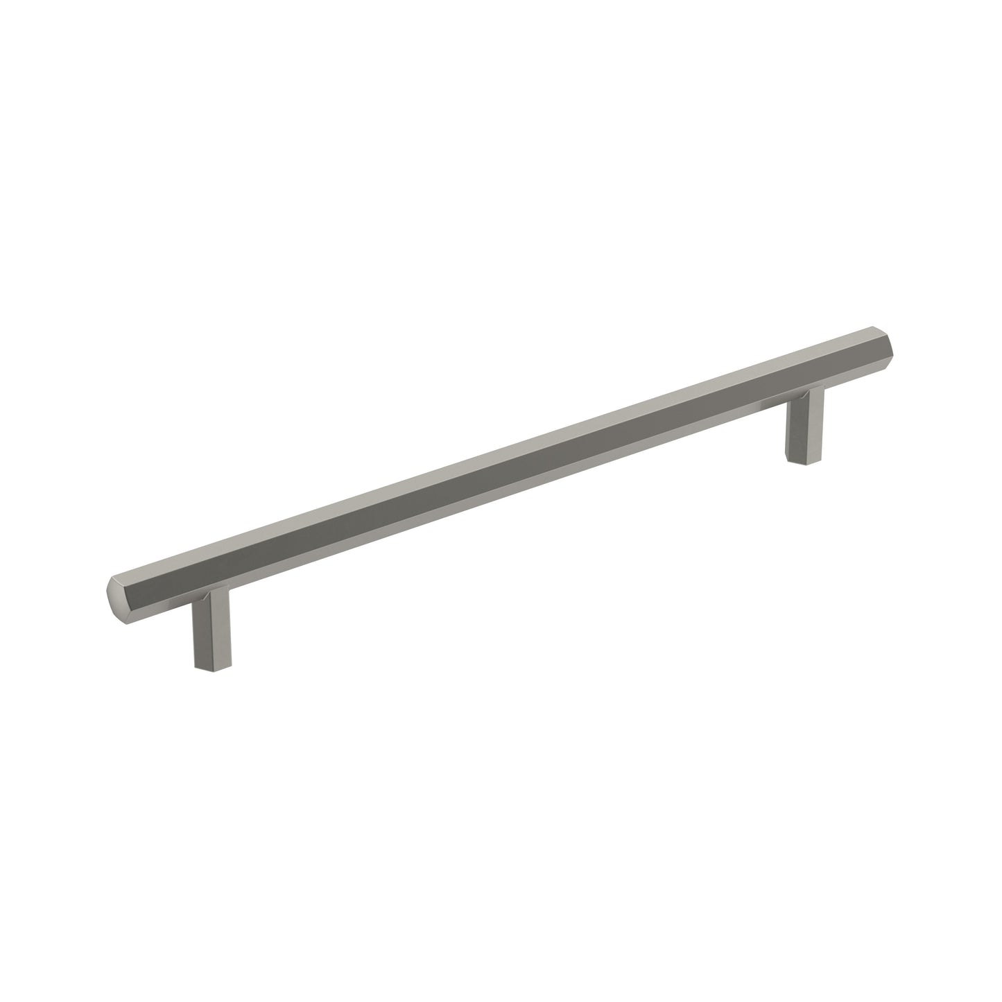 Amerock Caliber Pull - 7-9/16 inch (192mm) CTC - Satin Nickel