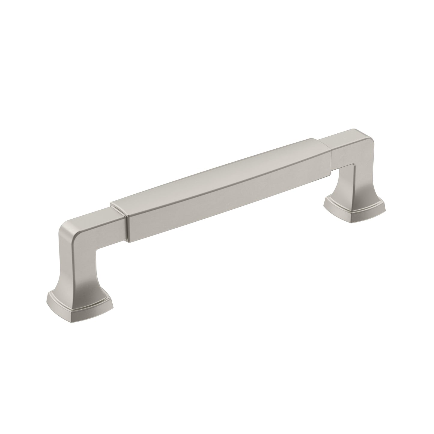 Amerock Stature Pull - 5-1/16 inch (128mm) CTC - Satin Nickel