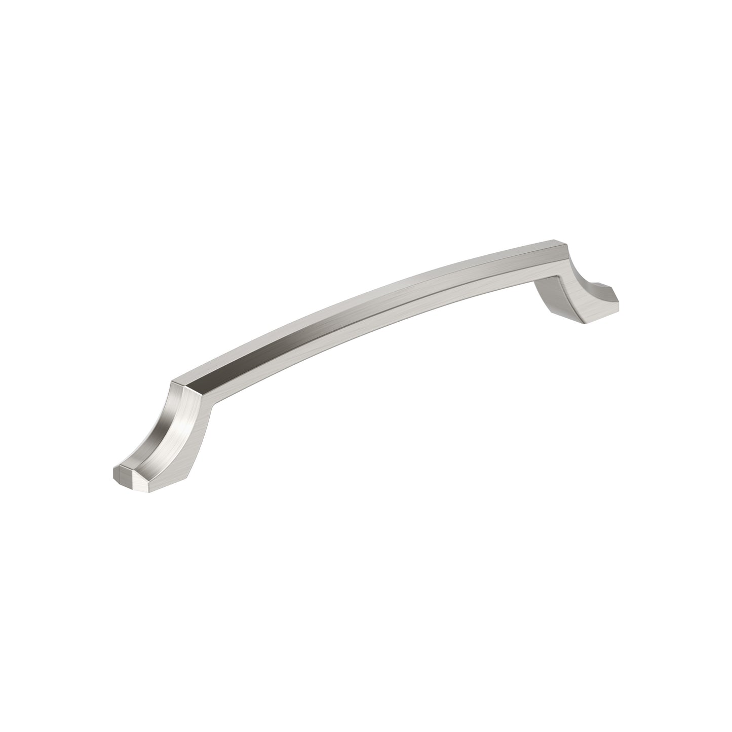 Amerock Bellamy Pull - 7-9/16 inch (192mm) CTC - Satin Nickel