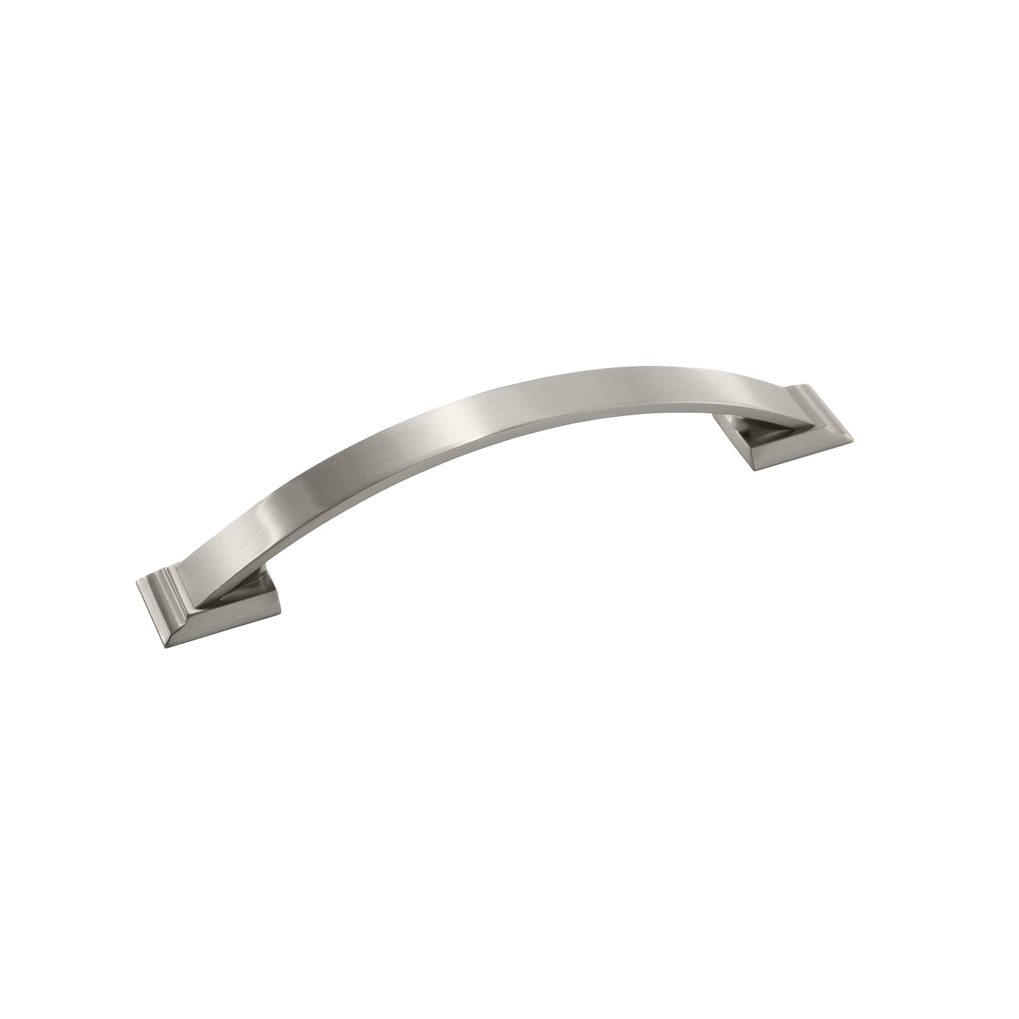 Amerock Candler Pull - 5-1/16 inch (128mm) CTC - Satin Nickel