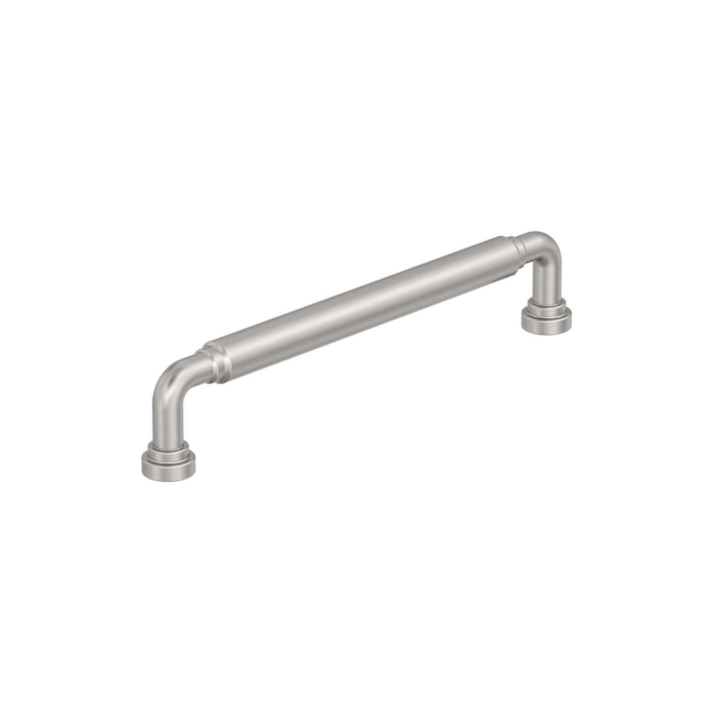 Amerock Coble Pull - 6-5/16 inch (160mm) CTC - Satin Nickel