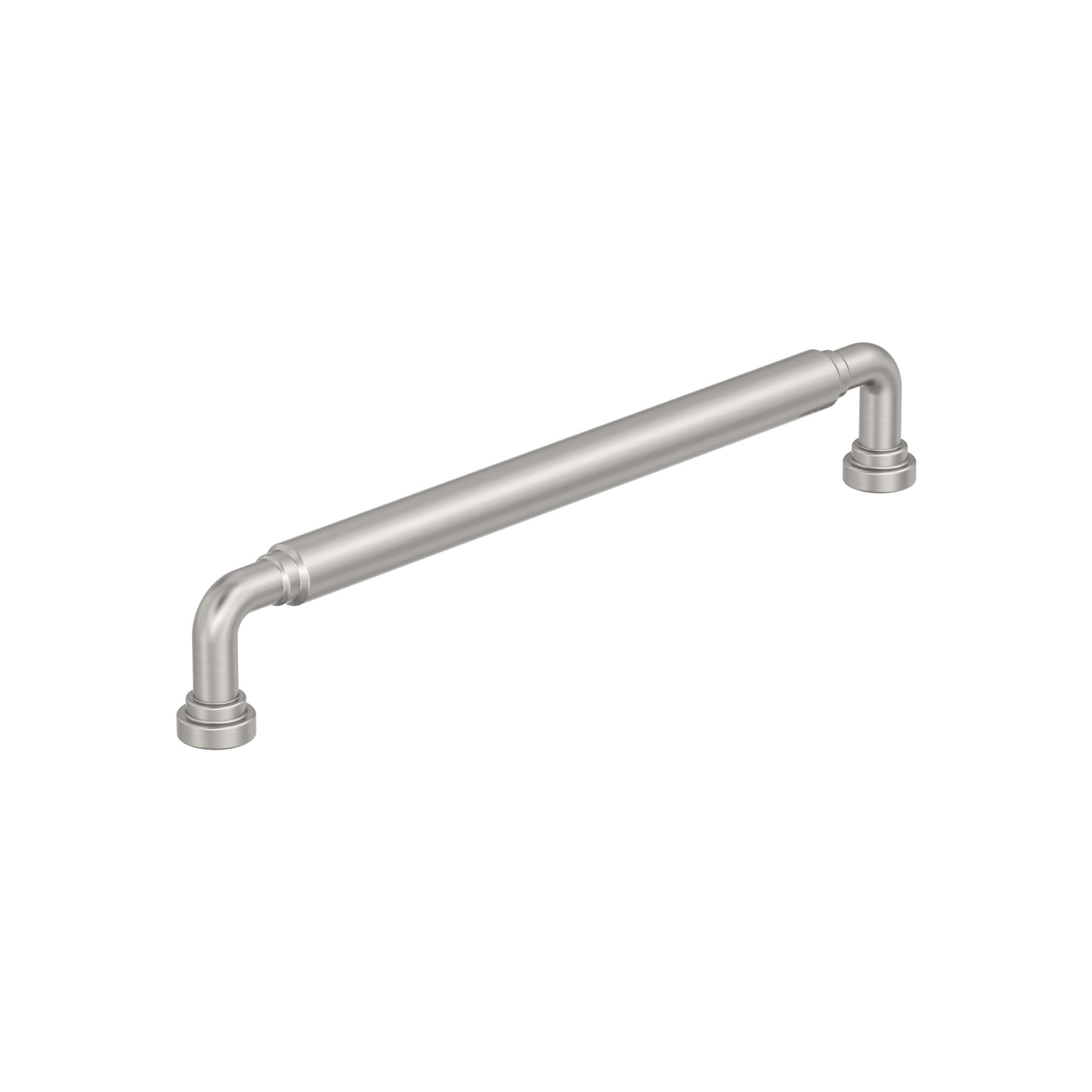 Amerock Coble Pull - 7-9/16 inch (192mm) CTC - Satin Nickel