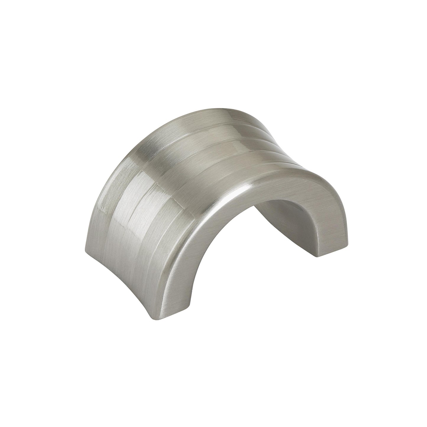Amerock Concentric Finger Pull - 1-1/4 inch (32mm) CTC - Satin Nickel