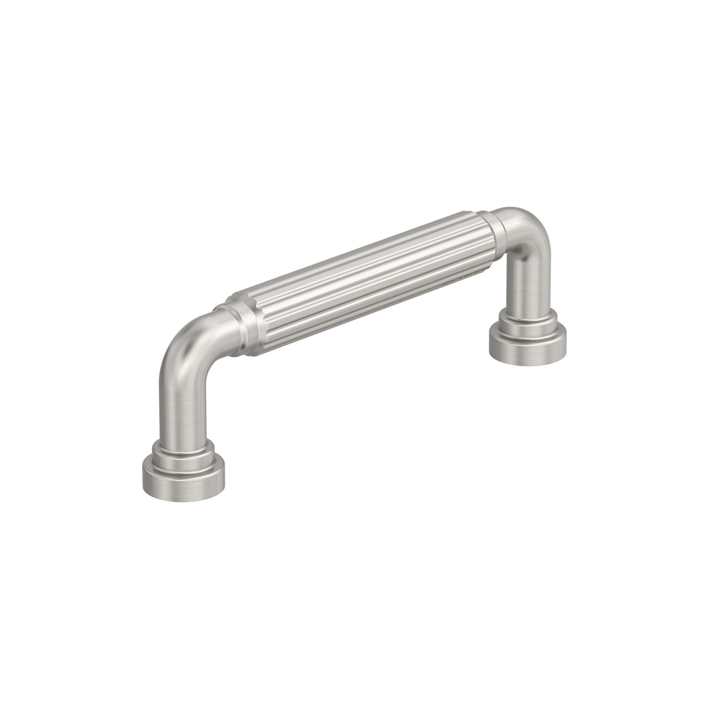 Amerock Cowrie Pull - 3-3/4 inch (96mm) CTC - Satin Nickel