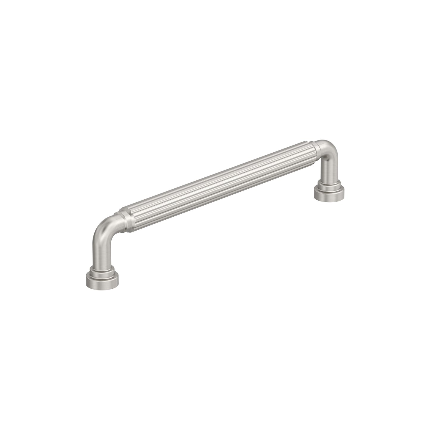 Amerock Cowrie Pull - 6-5/16 inch (160mm) CTC - Satin Nickel