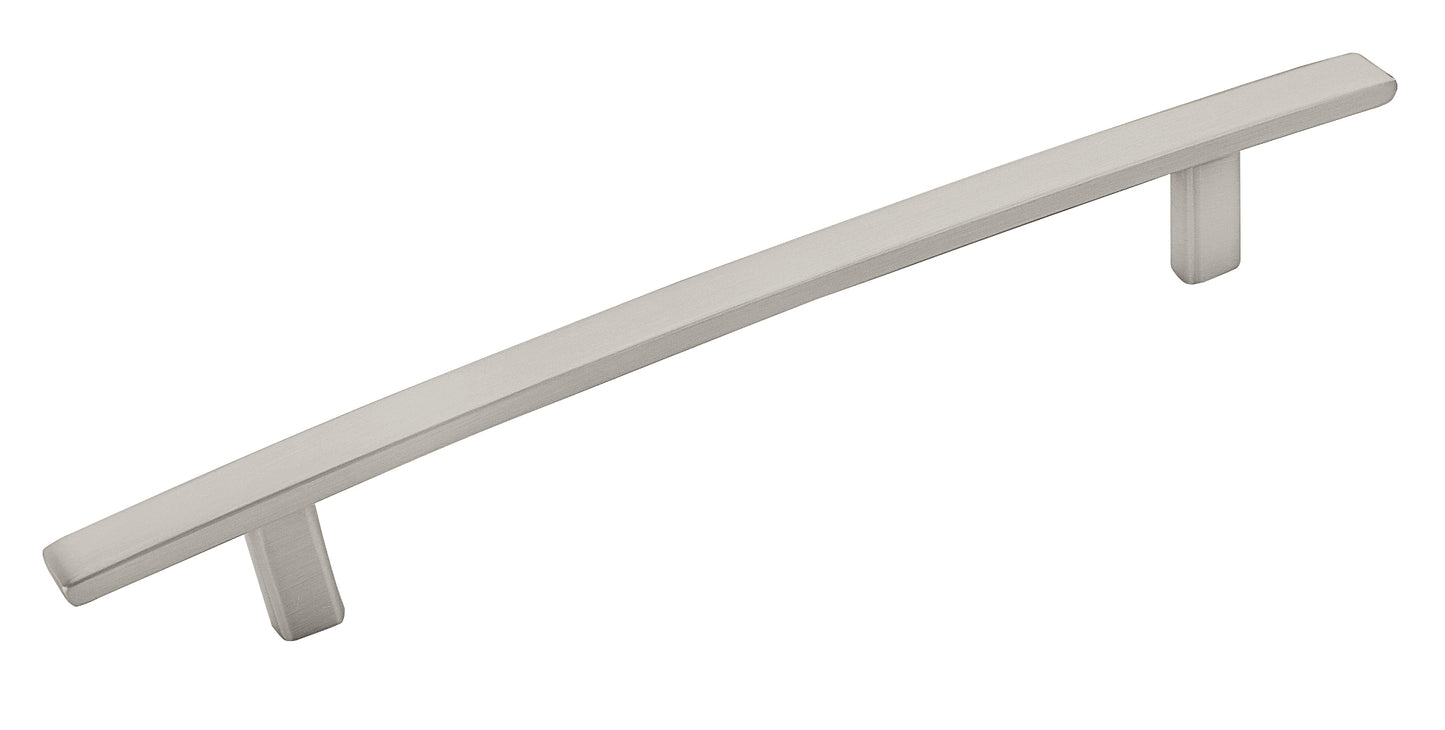 Amerock Cyprus Pull - 6-5/16 inch (160mm) CTC - Satin Nickel