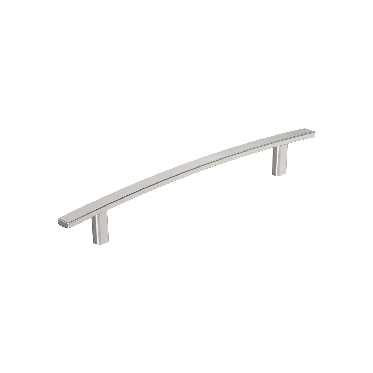 Amerock Cyprus Pull - 8-13/16 inch (224mm) CTC - Satin Nickel