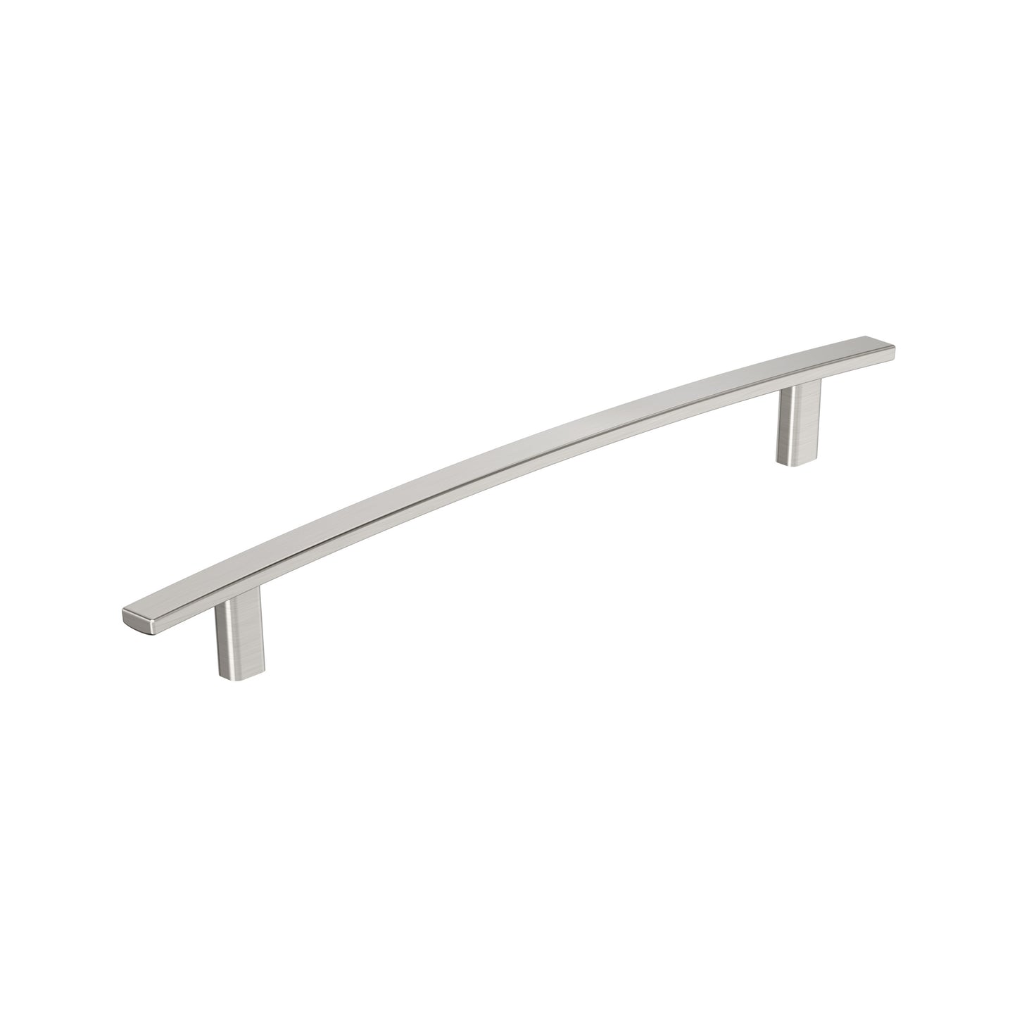 Amerock Cyprus Pull - 10-1/16 inch (256mm) CTC - Satin Nickel