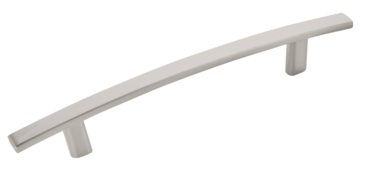 Amerock Cyprus Pull - 5-1/16 inch (128mm) CTC - Satin Nickel
