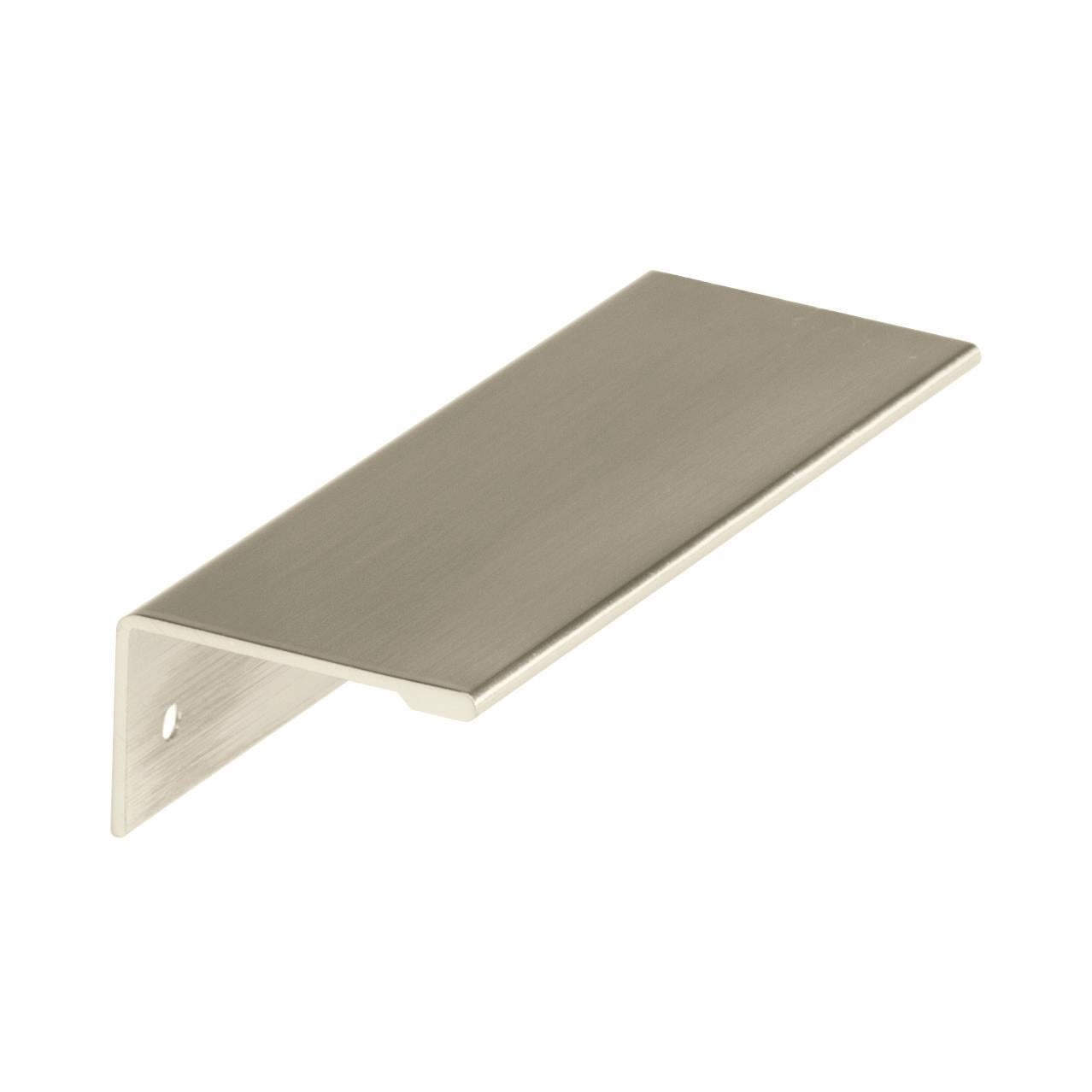 Amerock Edge Pulls Edge Pull - 3-3/4 inch (96mm) CTC - Satin Nickel