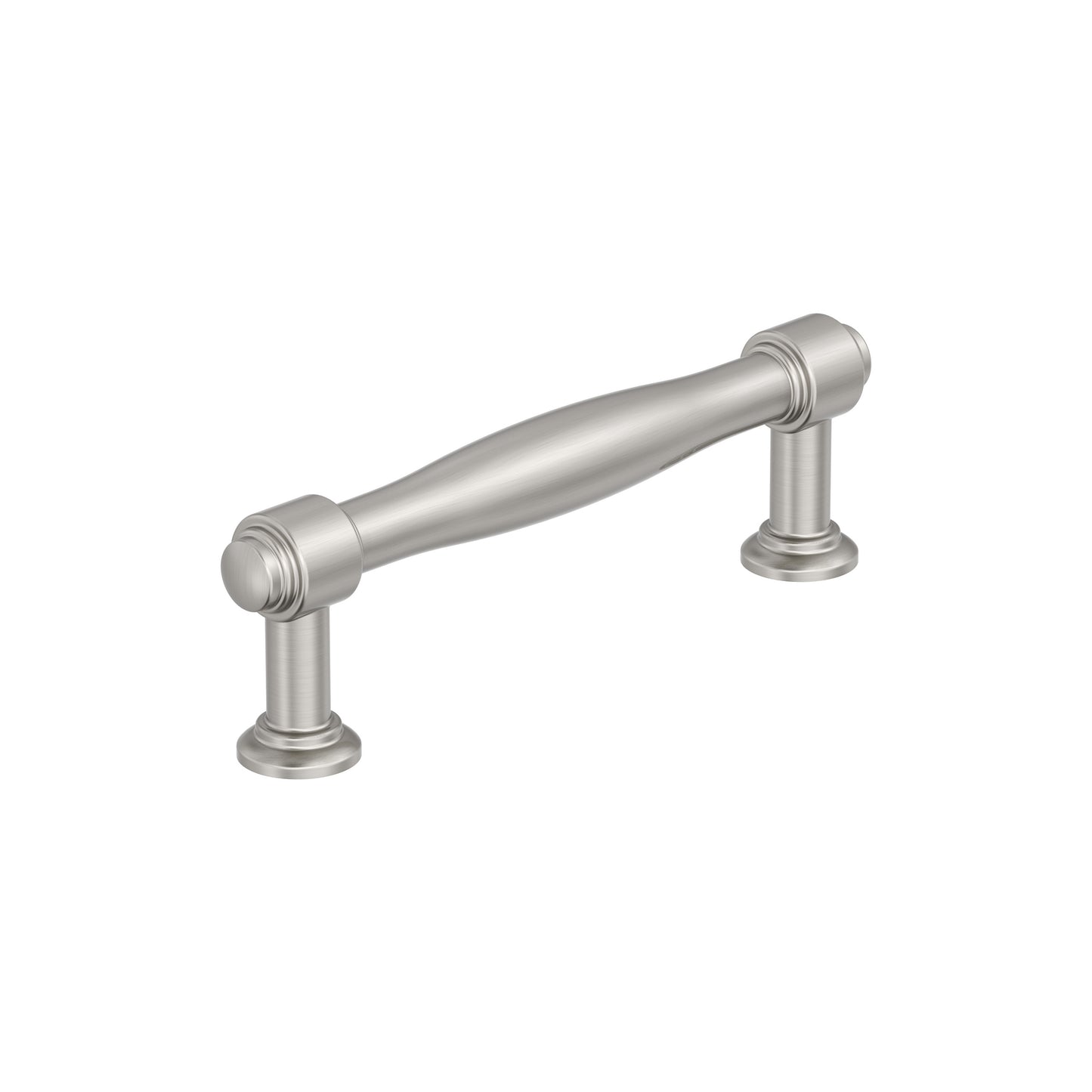 Amerock Enlivity Pull - 3-3/4 inch (96mm) CTC - Satin Nickel