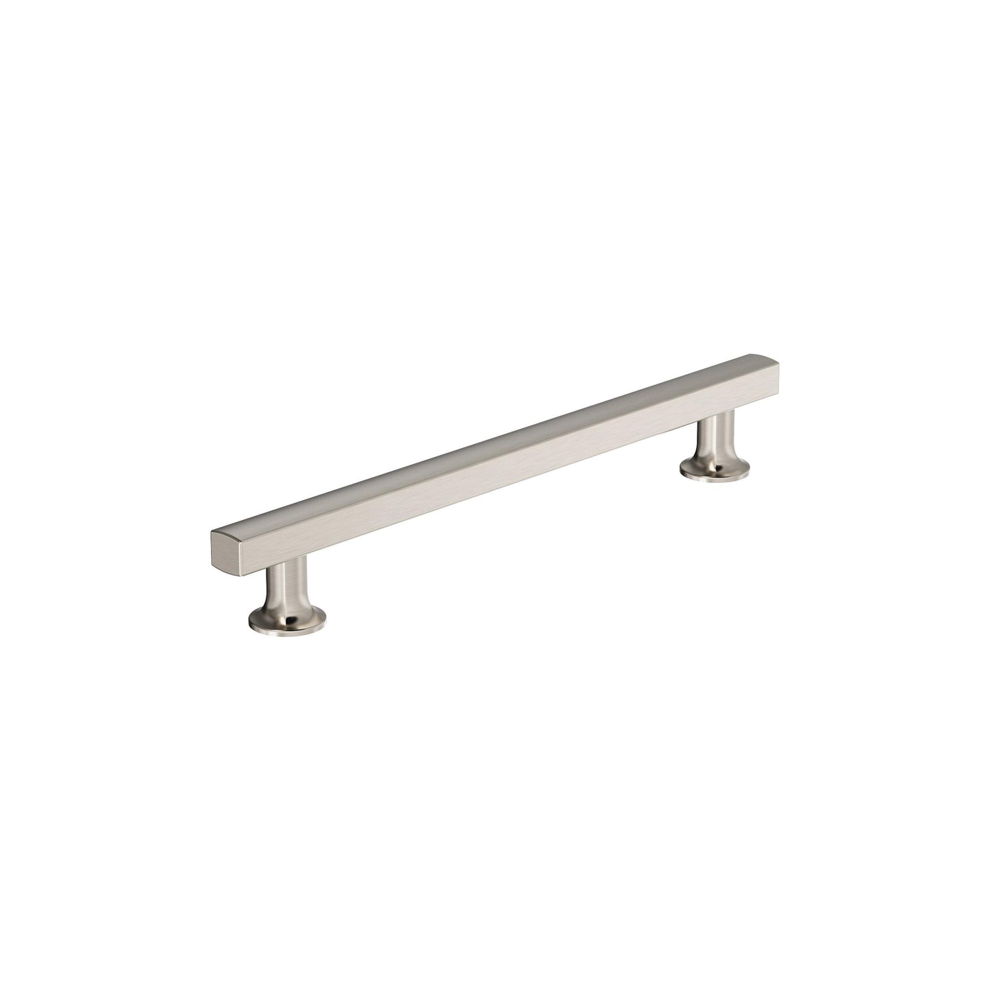 Amerock Everett Pull - 7-9/16 inch (192mm) CTC - Satin Nickel
