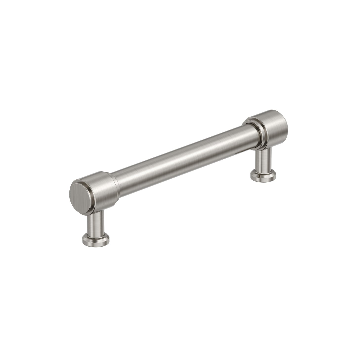 Amerock Faircrest Pull - 5-1/16 inch (128mm) CTC - Satin Nickel