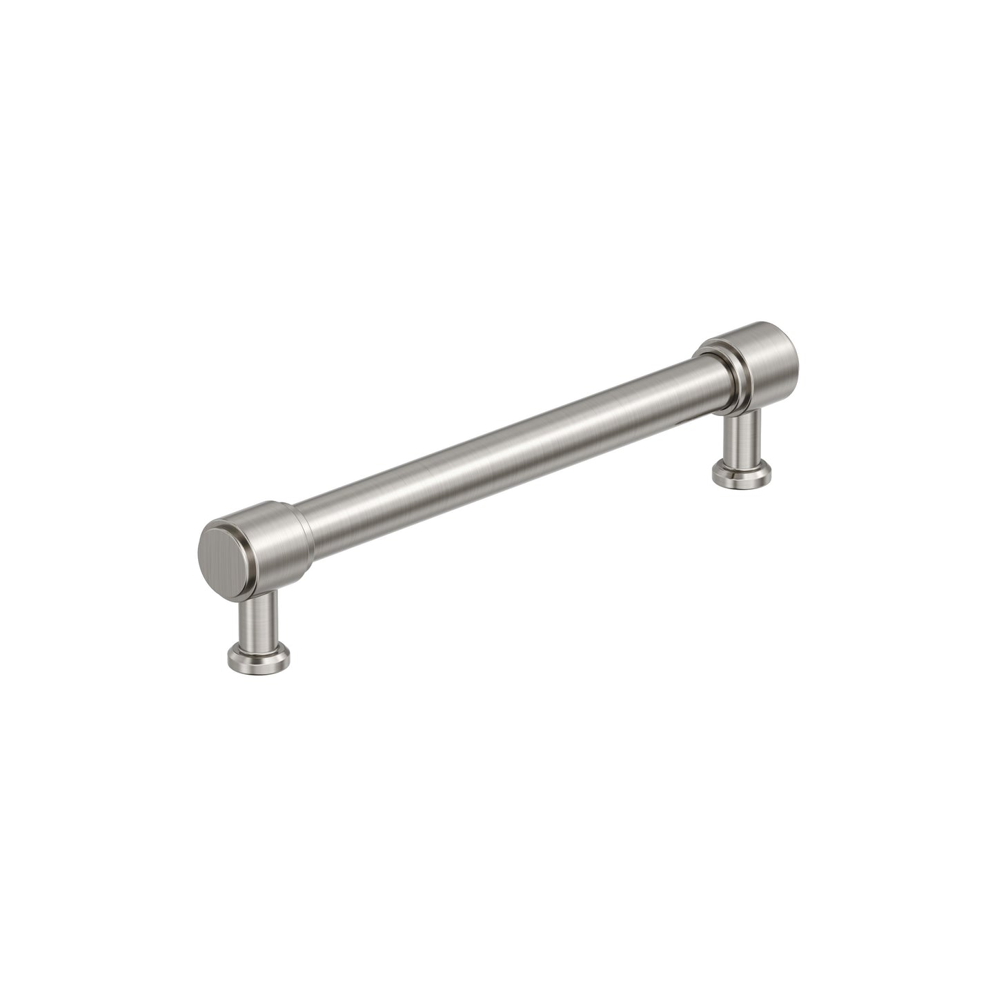 Amerock Faircrest Pull - 6-5/16 inch (160mm) CTC - Satin Nickel