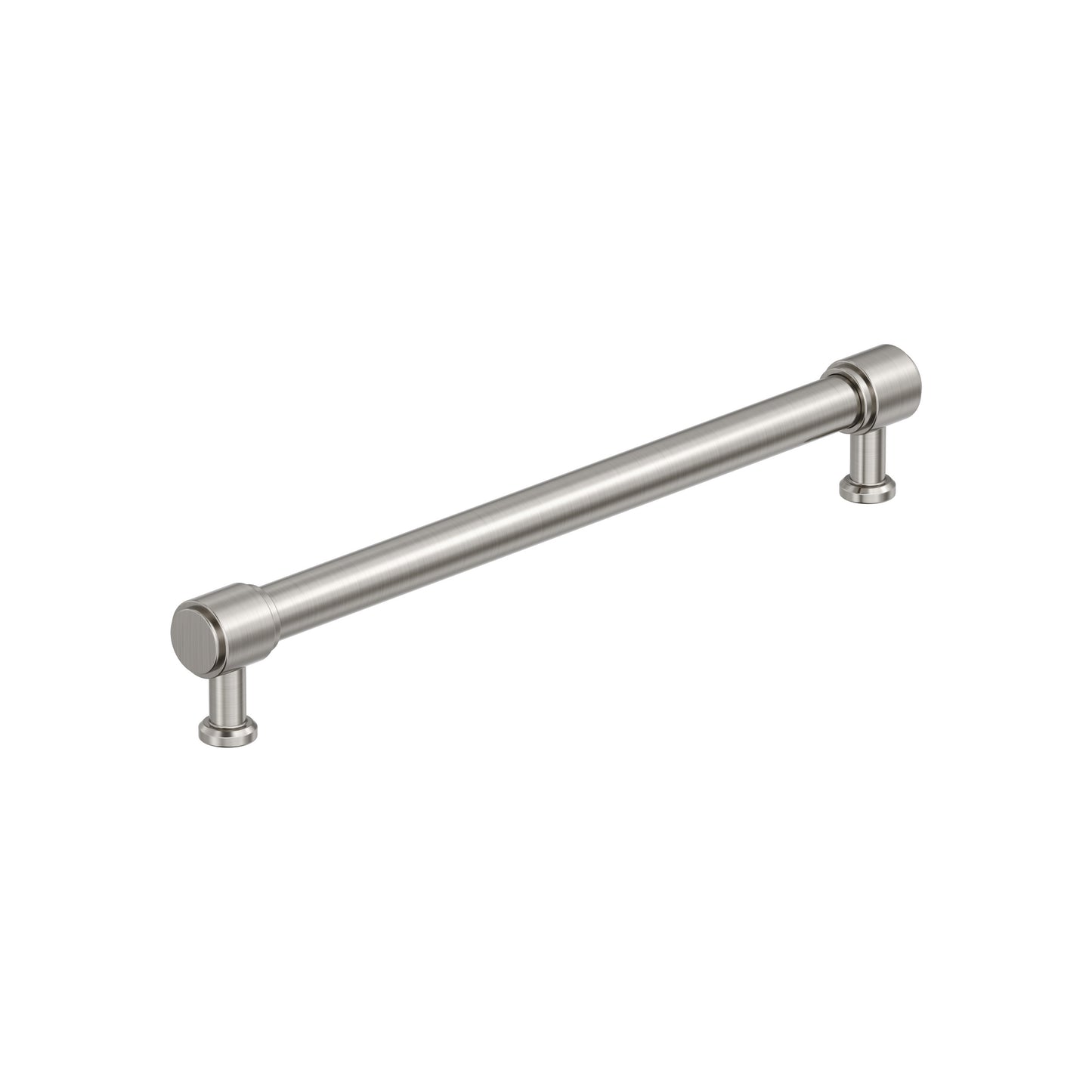 Amerock Faircrest Pull - 8-13/16 inch (224mm) CTC - Satin Nickel