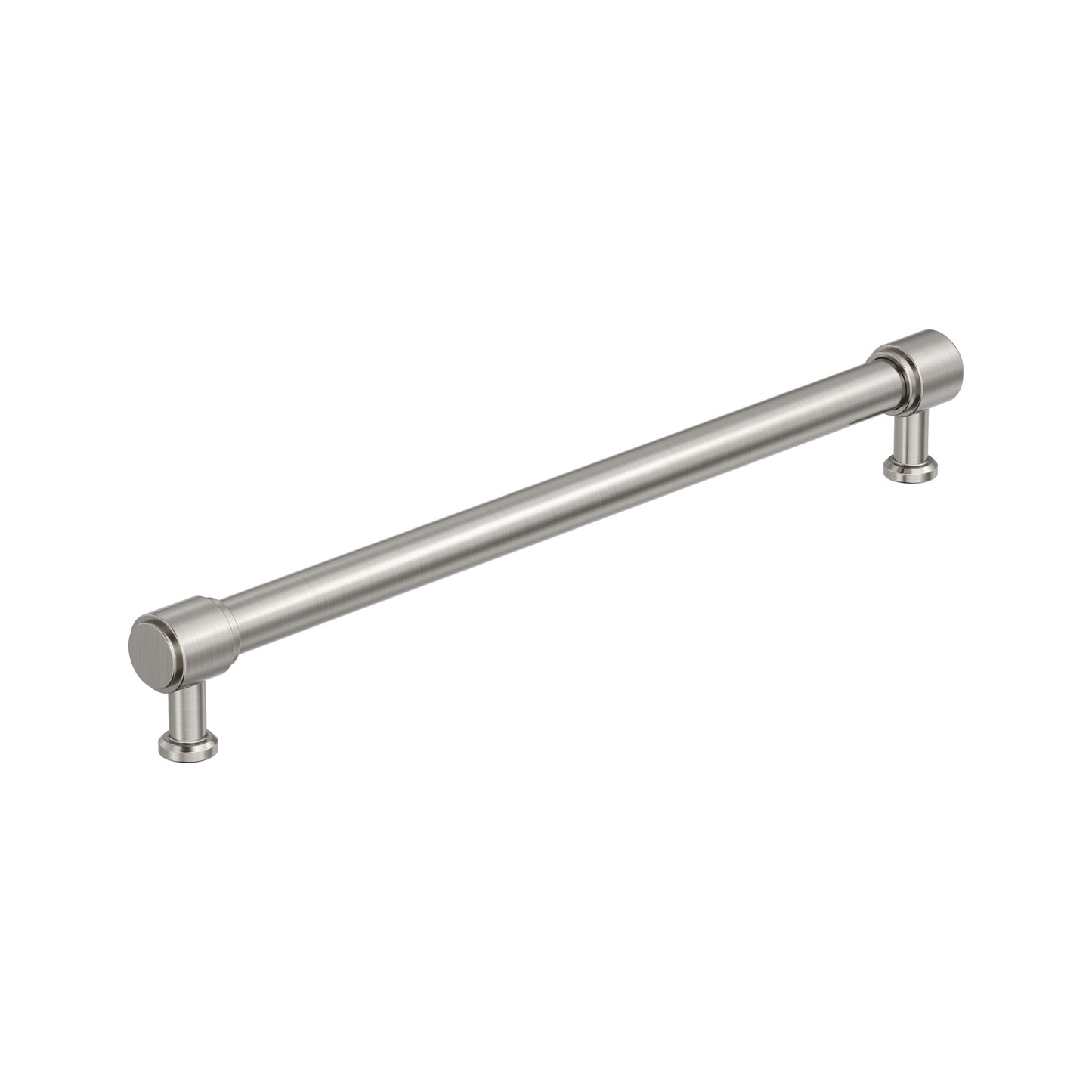 Amerock Faircrest Pull - 10-1/16 inch (256mm) CTC - Satin Nickel