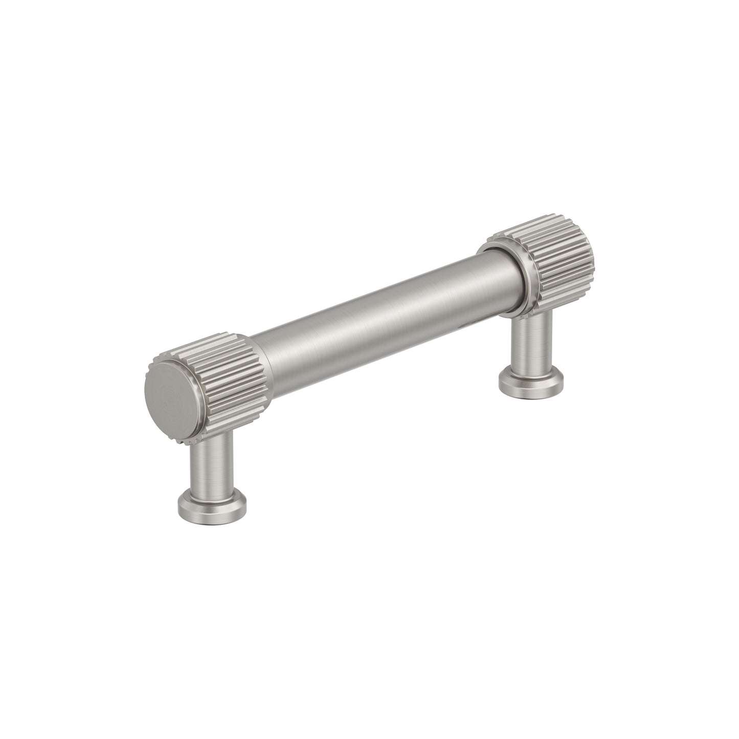 Amerock Farewind Pull - 3-3/4 inch (96mm) CTC - Satin Nickel