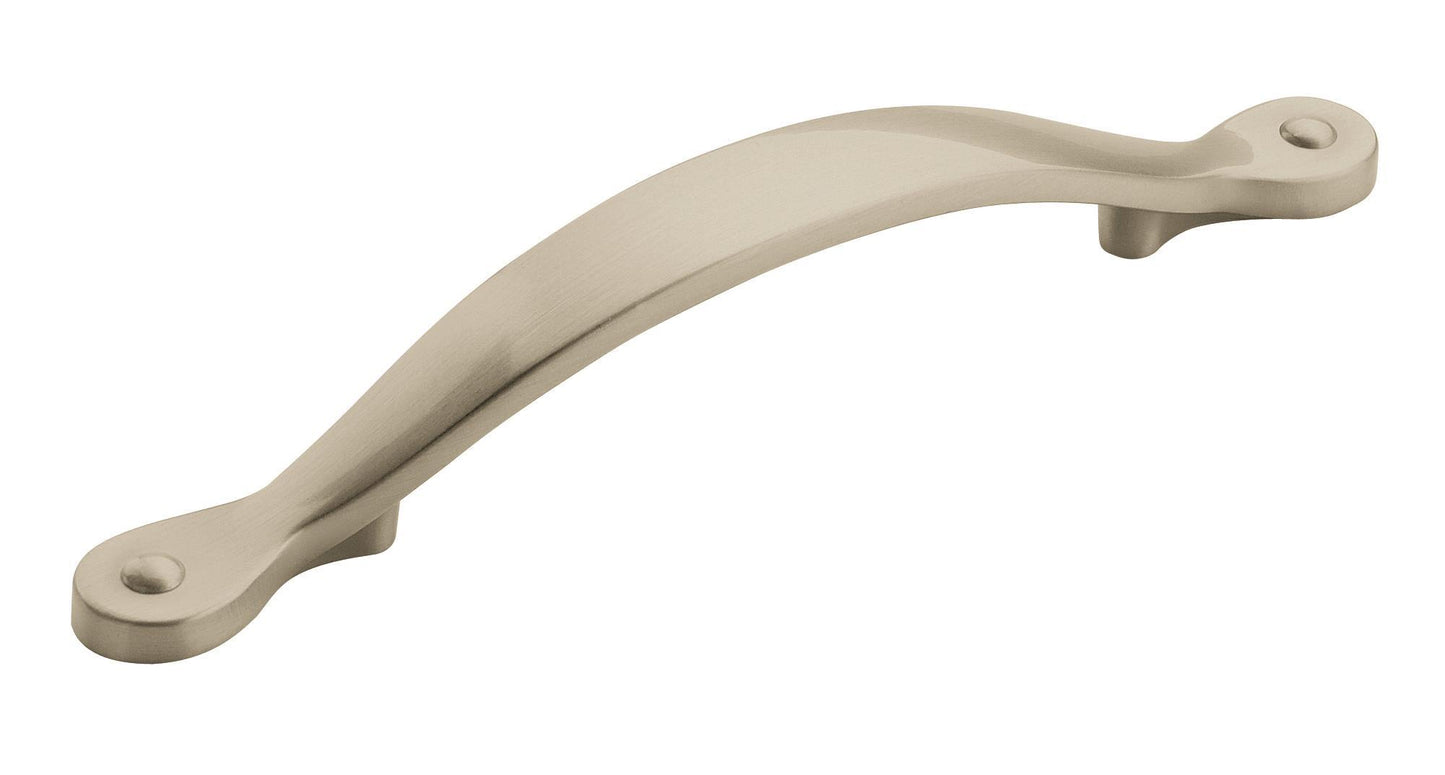 Amerock Inspirations Pull - 3-3/4 inch (96mm) CTC - Satin Nickel
