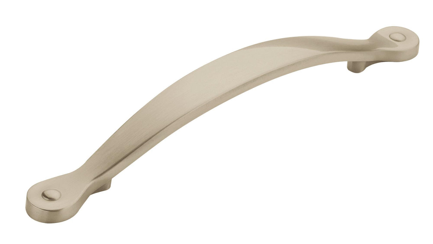 Amerock Inspirations Pull - 5-1/16 inch (128mm) CTC - Satin Nickel