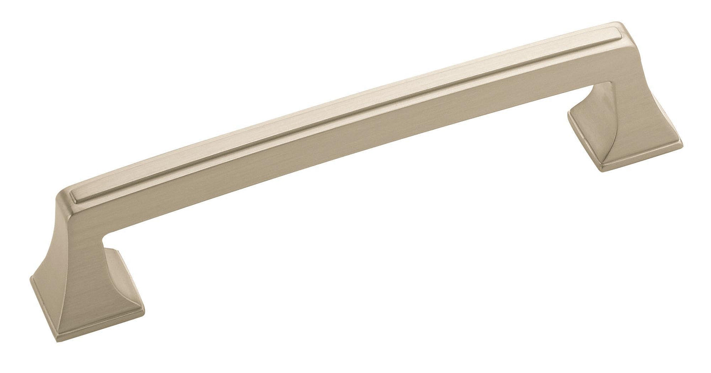 Amerock Mulholland Pull - 5-1/16 inch (128mm) CTC - Satin Nickel