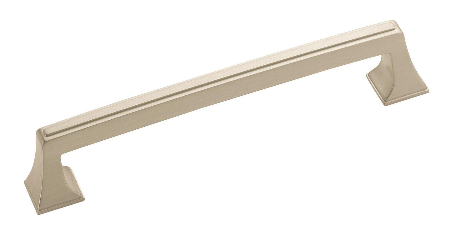 Amerock Mulholland Pull - 6-5/16 inch (160mm) CTC - Satin Nickel