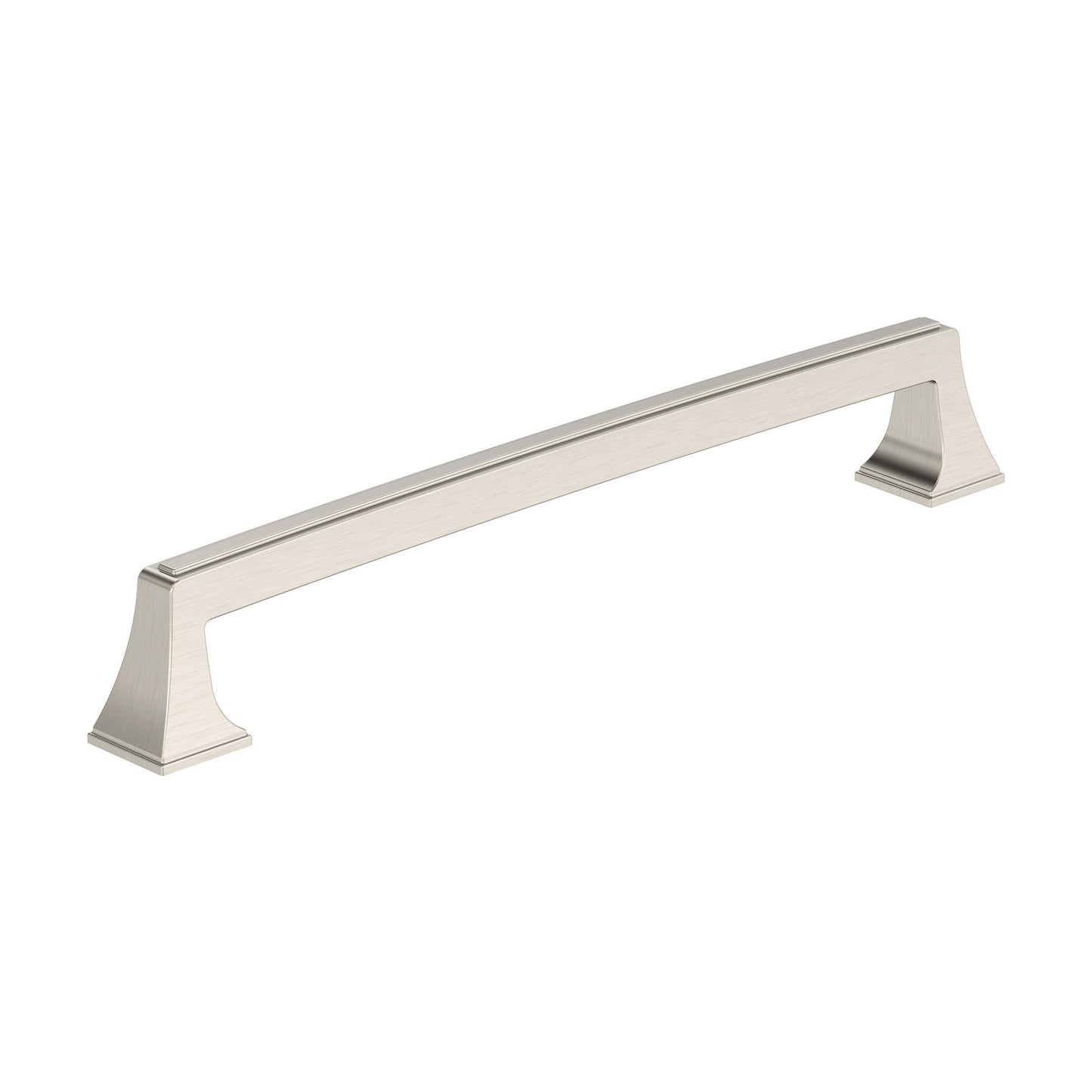 Amerock Mulholland Pull - 8 inch (203mm) CTC - Satin Nickel