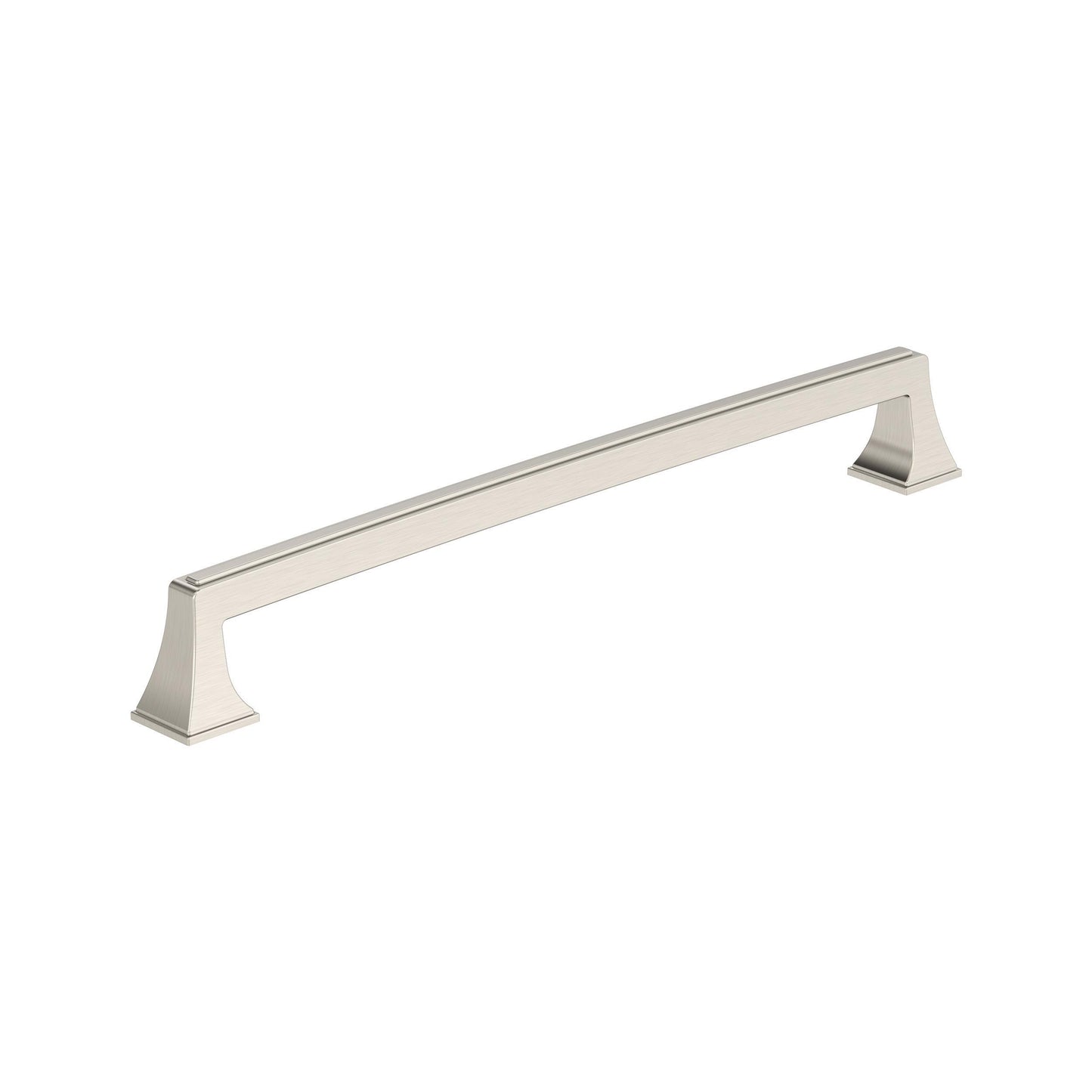 Amerock Mulholland Pull - 10-1/16 inch (256mm) CTC - Satin Nickel