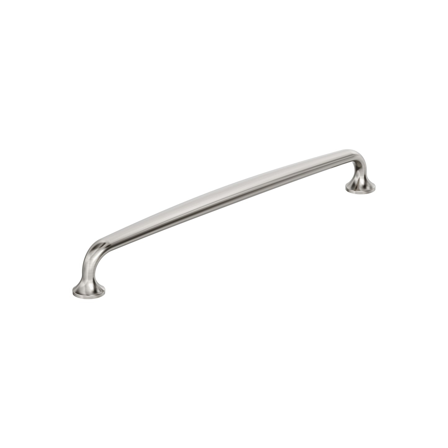 Amerock Renown Pull - 7-9/16 inch (192mm) CTC - Satin Nickel
