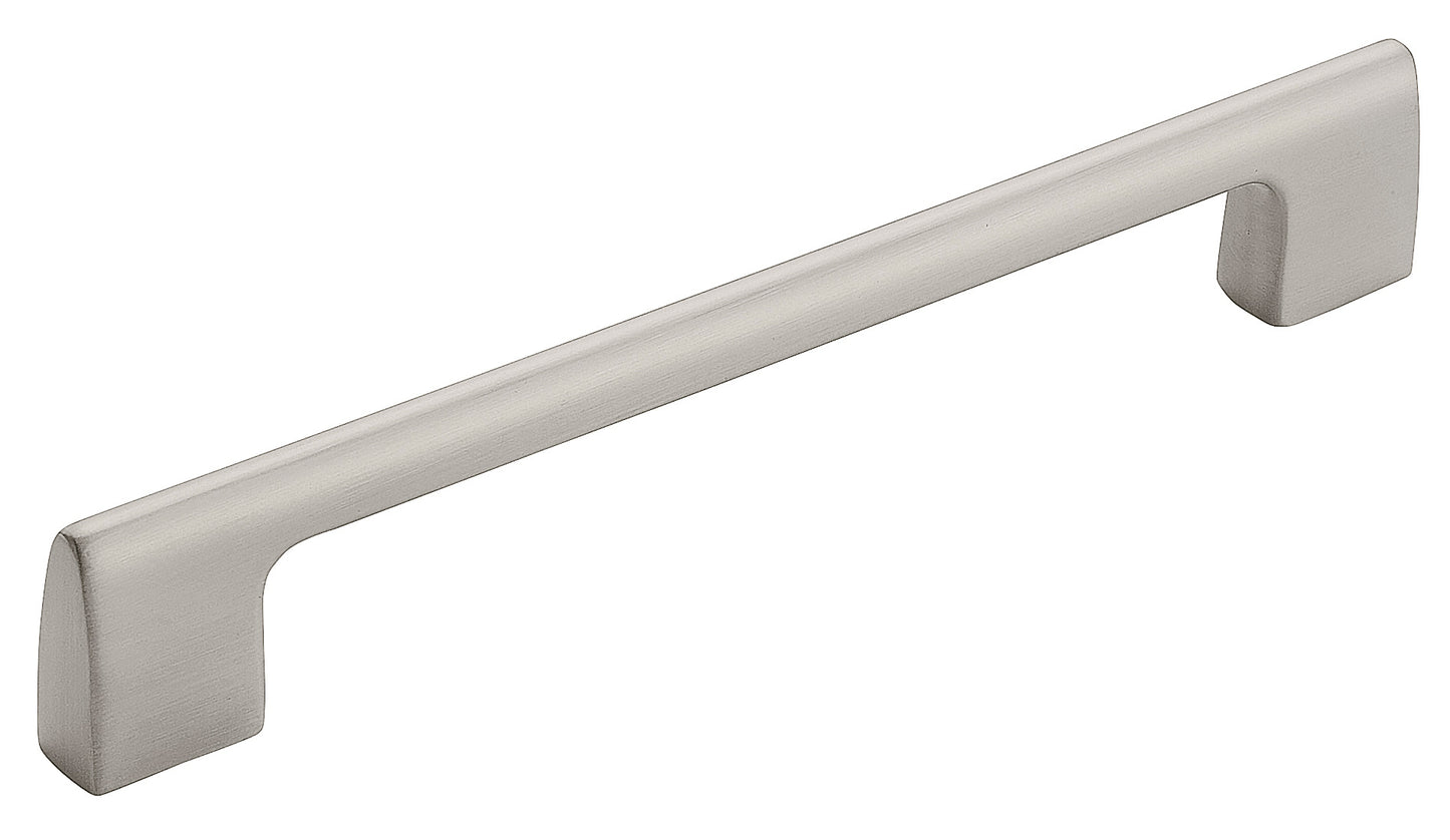 Amerock Riva Pull - 6-5/16 inch (160mm) CTC - Satin Nickel