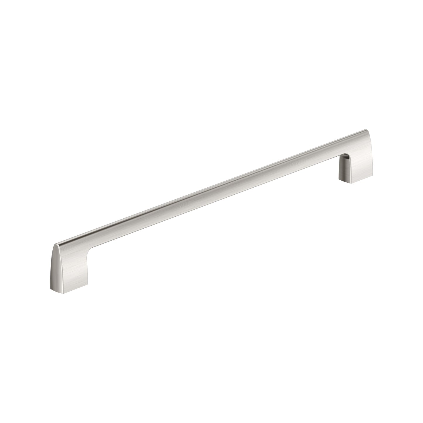 Amerock Riva Pull - 12-5/8 inch (320mm) CTC - Satin Nickel