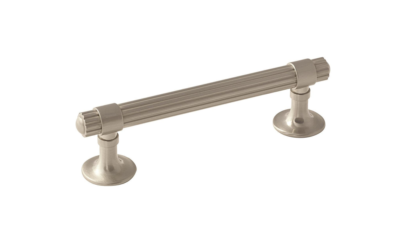 Amerock Sea Grass Pull - 3-3/4 inch (96mm) CTC - Satin Nickel