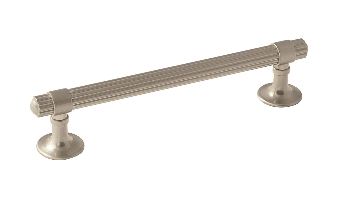 Amerock Sea Grass Pull - 5-1/16 inch (128mm) CTC - Satin Nickel