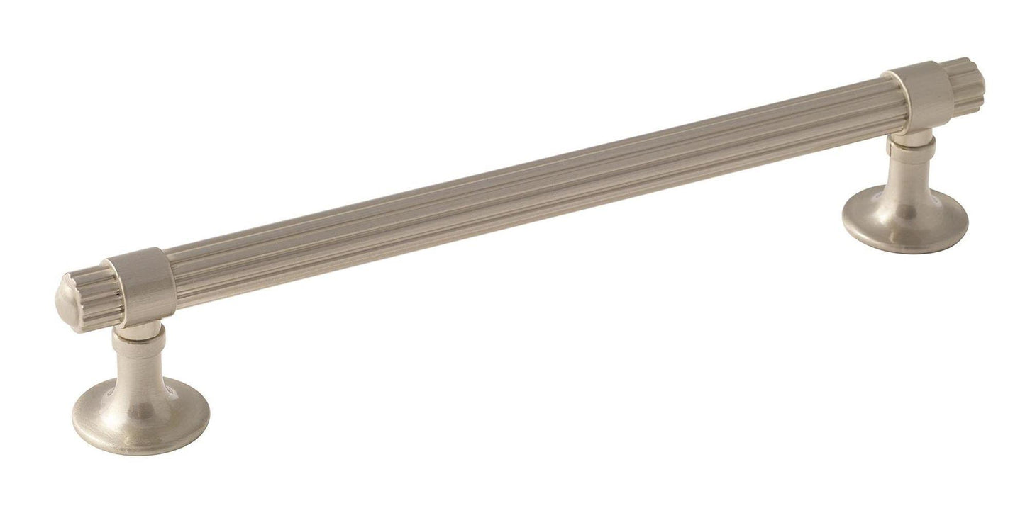 Amerock Sea Grass Pull - 6-5/16 inch (160mm) CTC - Satin Nickel