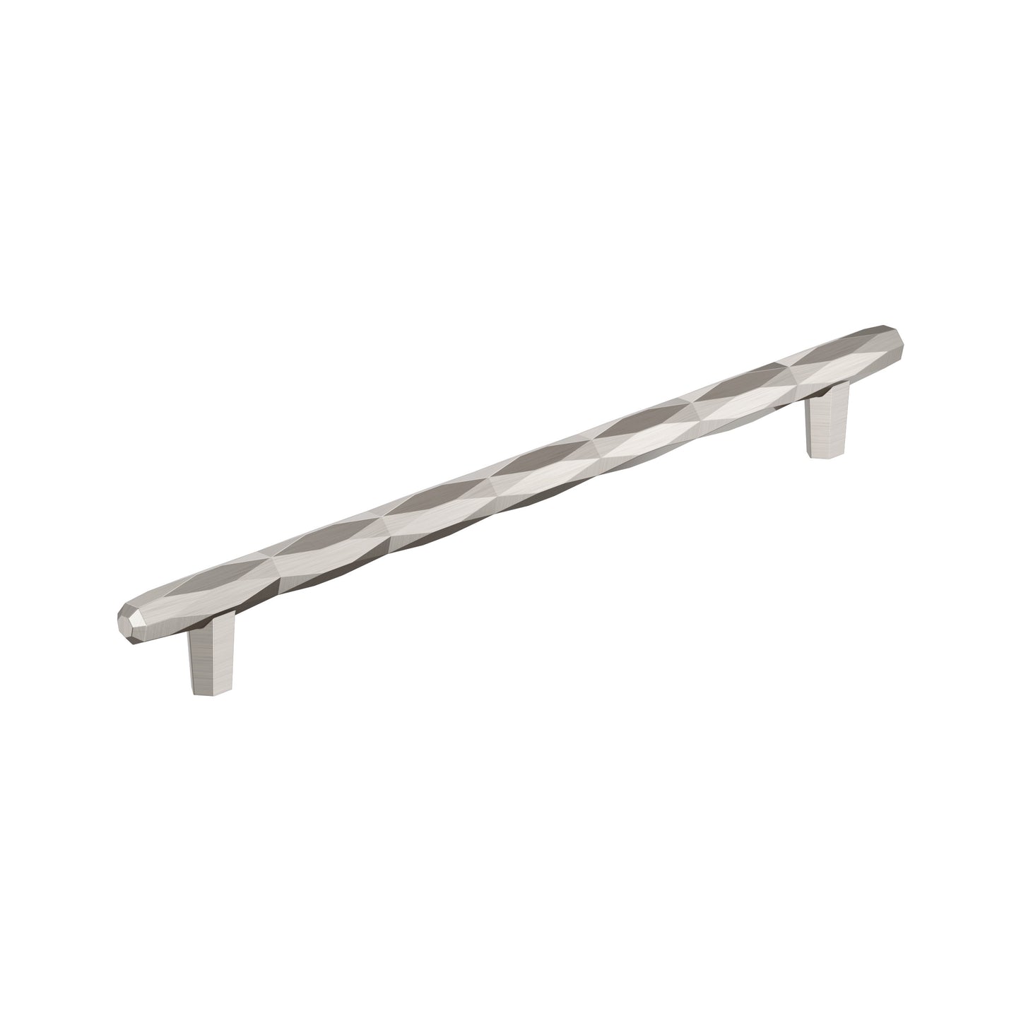 Amerock St. Vincent Pull - 10-1/16 inch (256mm) CTC - Satin Nickel