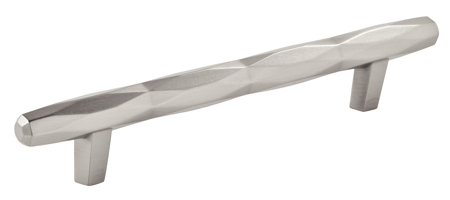 Amerock St. Vincent Pull - 5-1/16 inch (128mm) CTC - Satin Nickel